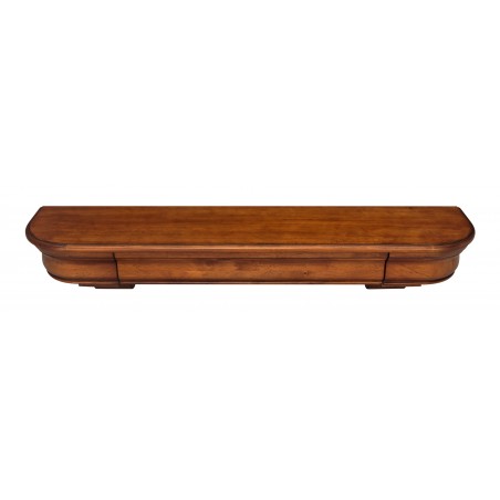 48" Abingdon Medium Oak Distressed Finish Wood Shelf.