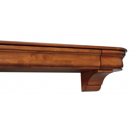 48" Abingdon Medium Oak Distressed Finish Wood Shelf.