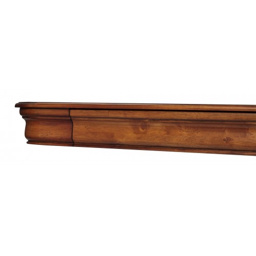 48" Abingdon Medium Oak Distressed Finish Wood Shelf.