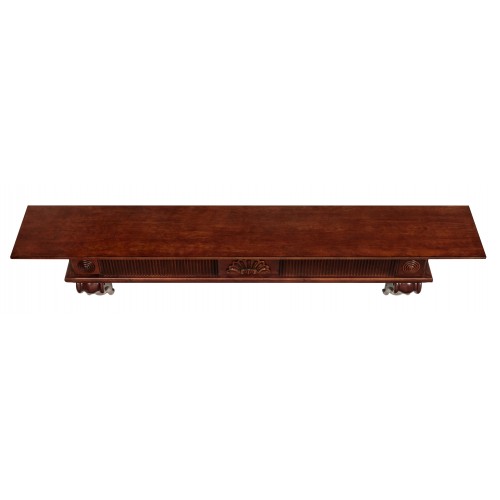 72" Devonshire Cherry Distressed Finish Wood Shelf.