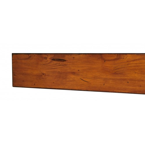 60" Lexington Rustic Distressed Finish Wood Shelf.