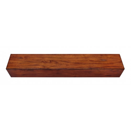 72" Lexington Rustic Distressed Finish Wood Shelf.