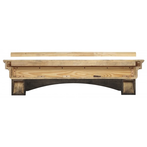 48" Celeste Espresso Finish Wood Shelf.