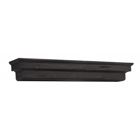 48" Celeste Espresso Finish Wood Shelf.