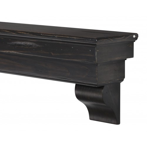 48" Celeste Espresso Finish Wood Shelf.