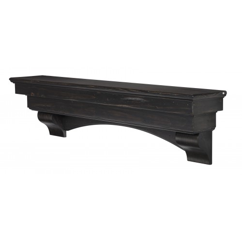 48" Celeste Espresso Finish Wood Shelf.