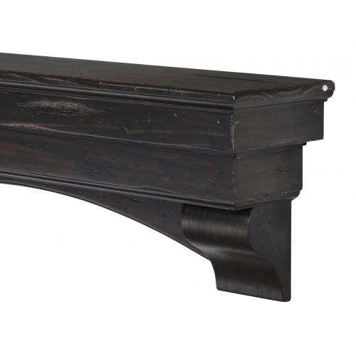 48" Celeste Espresso Finish Wood Shelf.