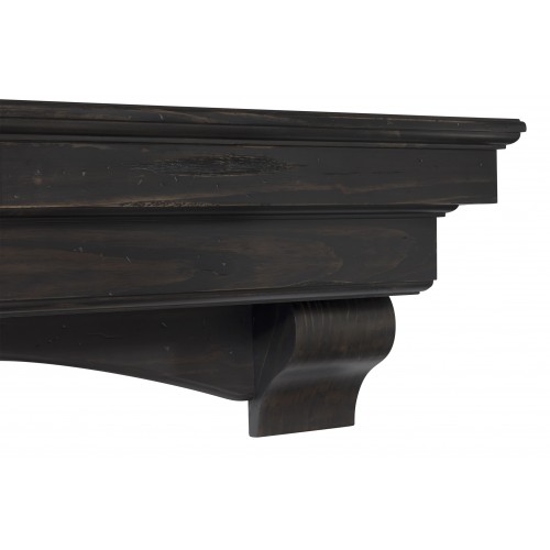 48" Celeste Espresso Finish Wood Shelf.