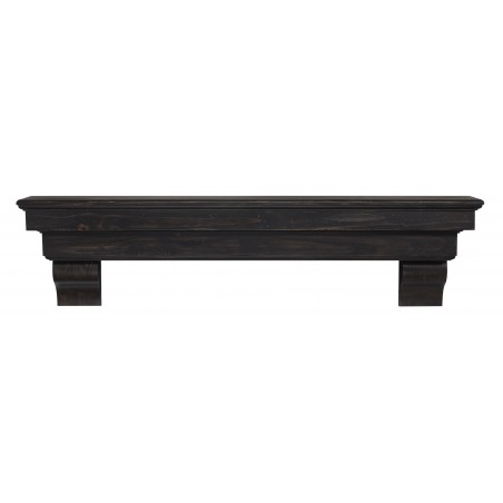 60" Celeste Espresso Finish Wood Shelf.