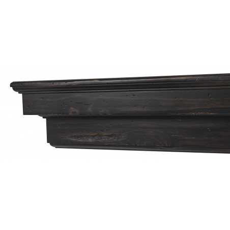 60" Celeste Espresso Finish Wood Shelf.