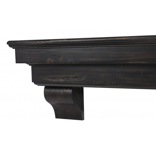 60" Celeste Espresso Finish Wood Shelf.