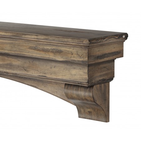 72" Celeste Dune Finish Wood Shelf.