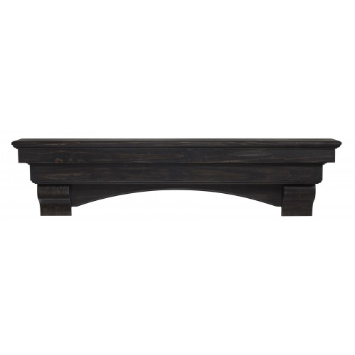 72" Celeste Espresso Finish Wood Shelf.