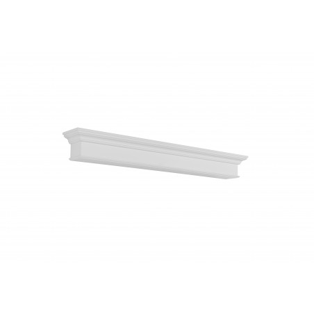 48" Henry MDF White Paint Wood Shelf.