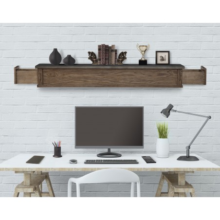 48" Brownstone Finish Wood Shelf.