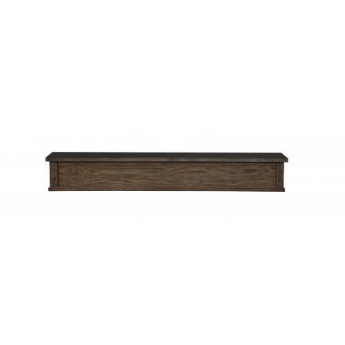 48" Brownstone Finish Wood Shelf.