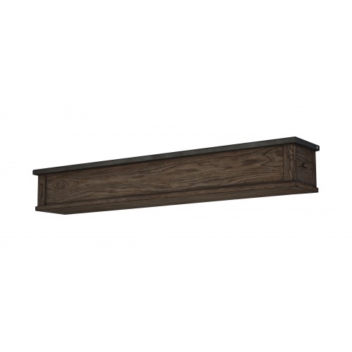 48" Brownstone Finish Wood Shelf.