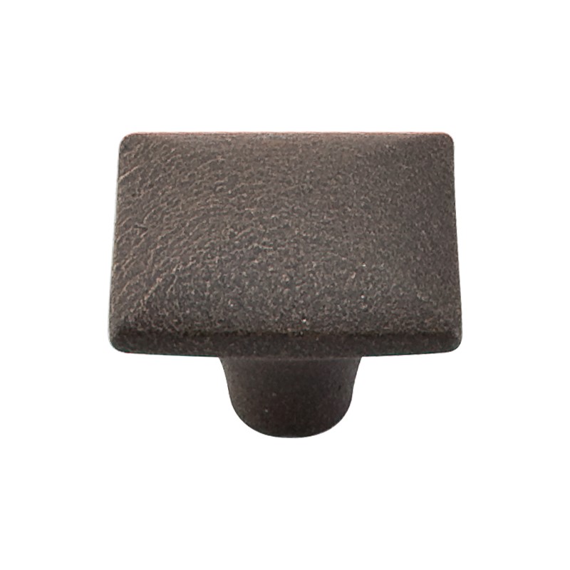 Square Iron Knob Smooth 1 3/8"