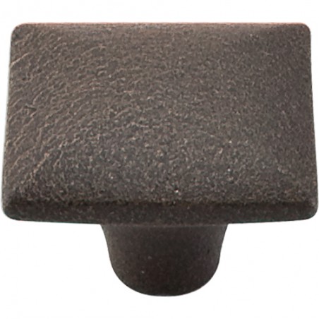 Square Iron Knob Smooth 1 3/8"