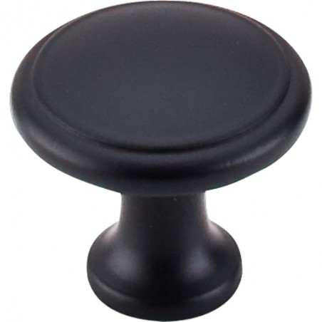 Ringed Knob 1 1/8"  Flat Black