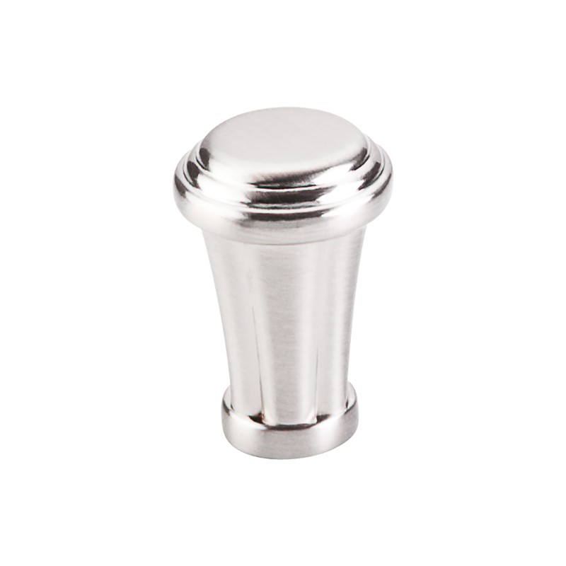 Luxor Knob Small 7/8"  Brushed Satin Nickel