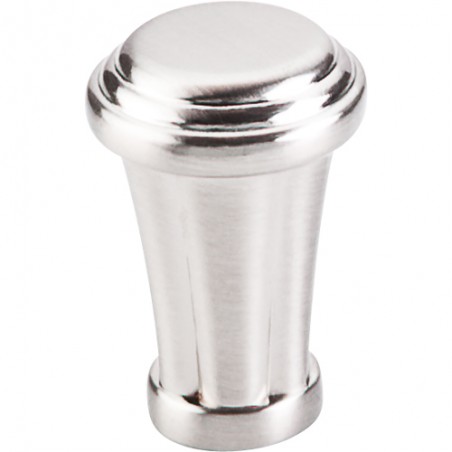 Luxor Knob Small 7/8"  Brushed Satin Nickel