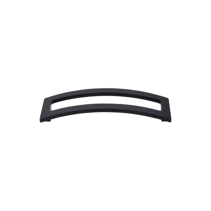 Euro Arched Pull 5" (cc)  Flat Black