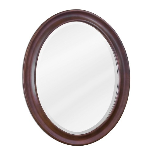 MIR062 Nutmeg oval mirror 