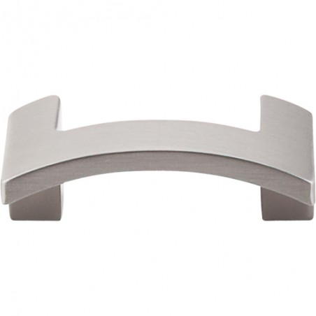 Euro Arched Knob 1 3/4" (cc)  Brushed Satin Nickel