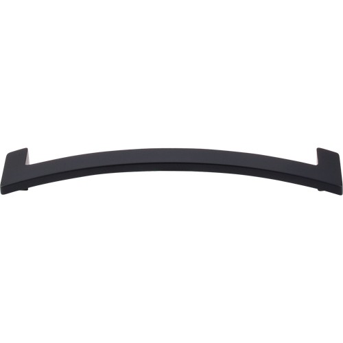 Euro Open Arched Pull 5" (cc)  Flat Black