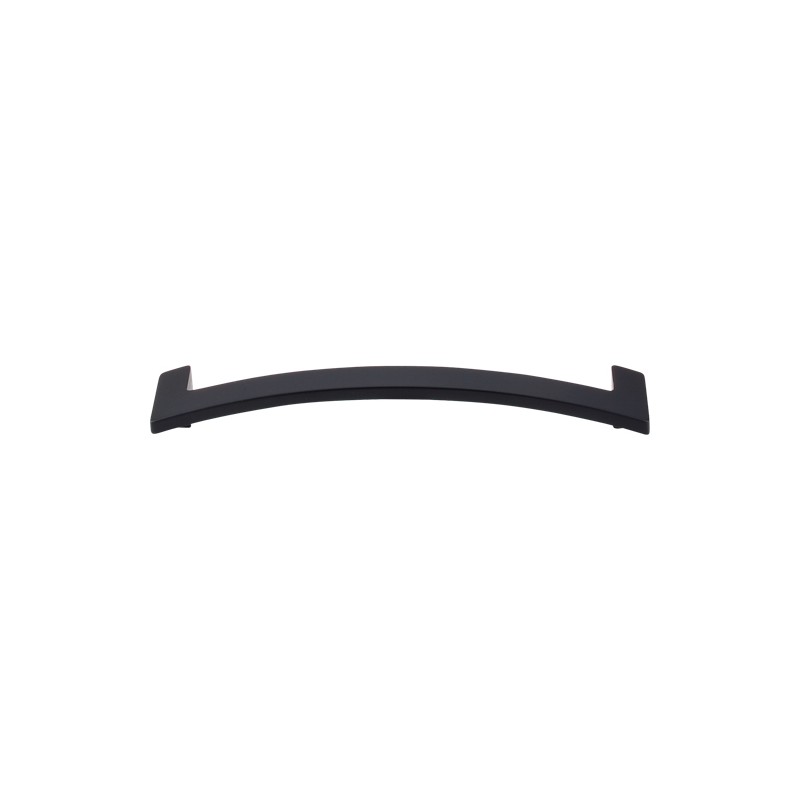 Euro Open Arched Pull 5" (cc)  Flat Black