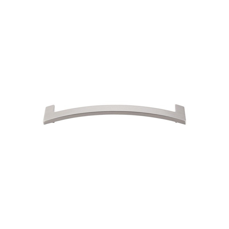 Euro Open Arched Pull 5" (cc)  Brushed Satin Nickel