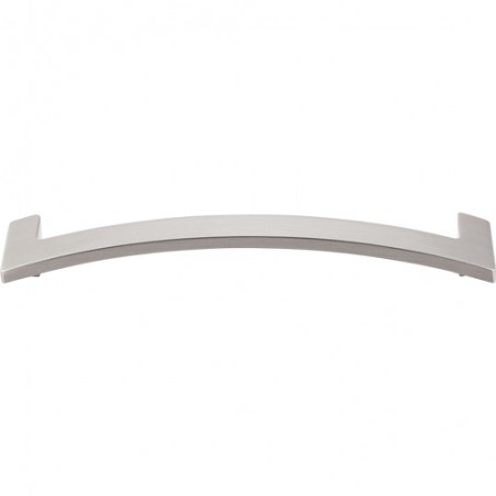 Euro Open Arched Pull 5" (cc)  Brushed Satin Nickel