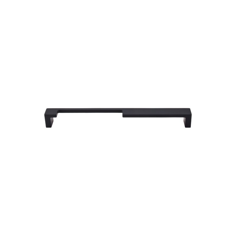 Modern Metro Notch Pull A 9" (cc)  Flat Black