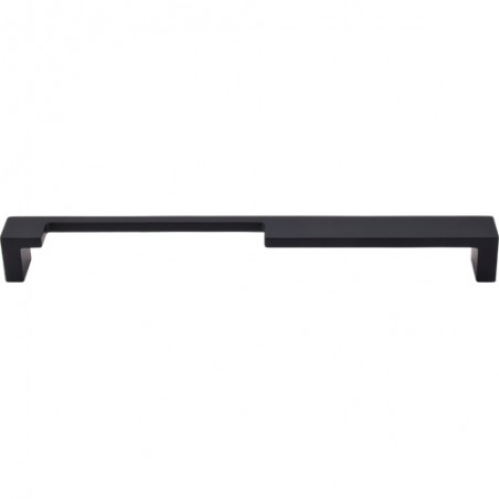 Modern Metro Notch Pull A 9" (cc)  Flat Black