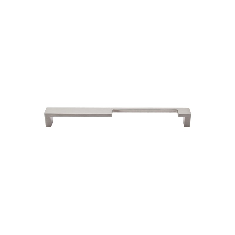 Modern Metro Notch Pull B 9" (cc)  Brushed Satin Nickel