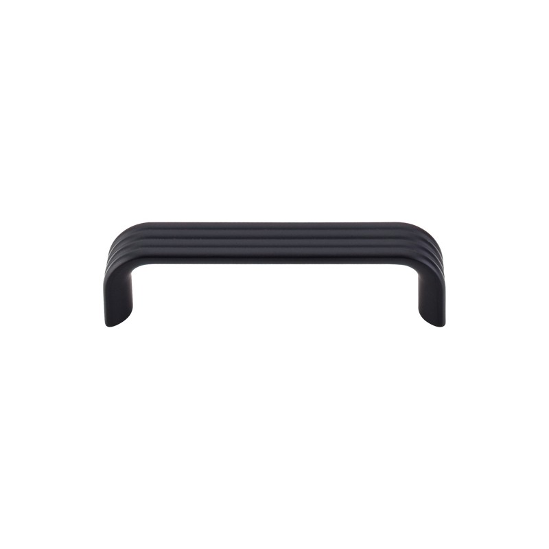 Modern Deco Pull 3 3/4" (cc)  Flat Black