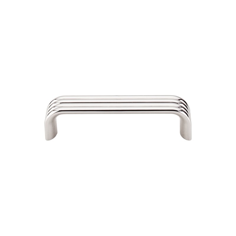 Modern Deco Pull 3 3/4" (cc)  Polished Nickel