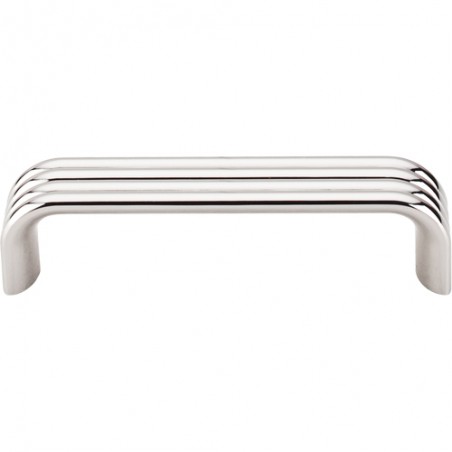 Modern Deco Pull 3 3/4" (cc)  Polished Nickel