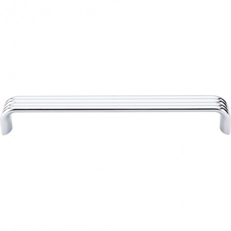 Modern Deco Pull 7" (cc)  Polished Chrome