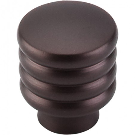 Modern Deco Knob 1"  Oil Rubbed Bronze