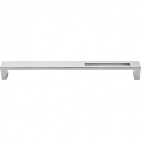 Modern Metro Slot Pull 9" (cc)  Brushed Stainless Steel