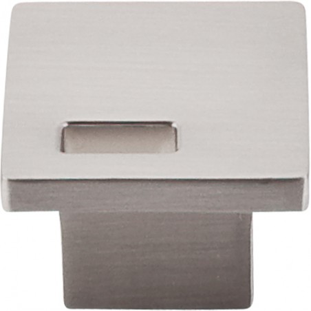 Modern Metro Slot Knob 1 1/4"  Brushed Satin Nickel