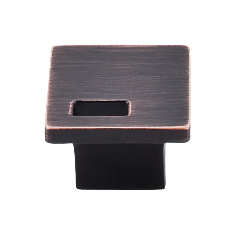 Modern Metro Slot Knob 1 1/4"  Tuscan Bronze