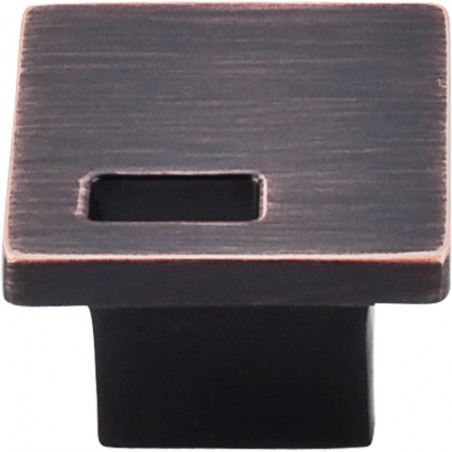 Modern Metro Slot Knob 1 1/4"  Tuscan Bronze