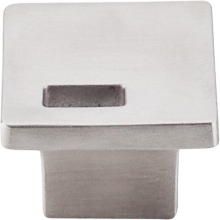 Modern Metro Slot Knob 1 1/4"  Brushed Stainless Steel