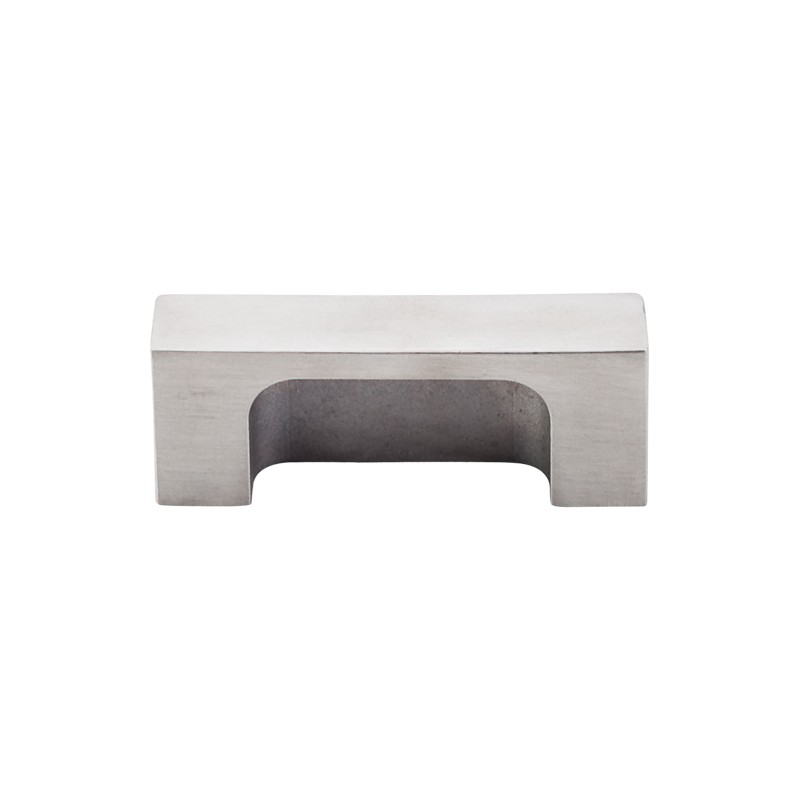 Modern Metro Tab Pull 2" (cc)  Brushed Stainless Steel