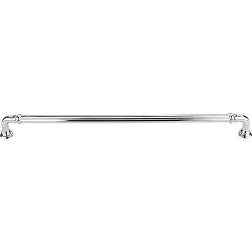 Reeded Pull 12" (cc)  Polished Chrome