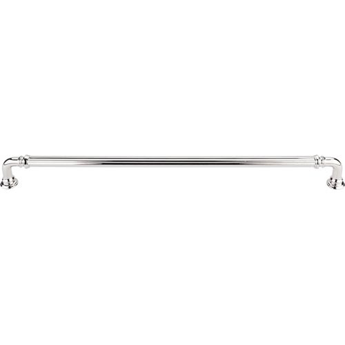 Reeded Pull 12" (cc)  Polished Nickel