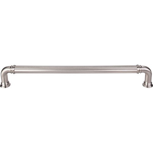 Reeded Appliance Pull 12" (cc)  Brushed Satin Nickel
